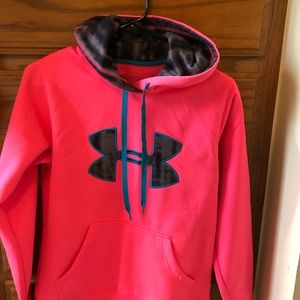 Pink Under Armour hoodie